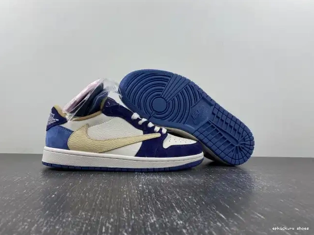 Cheap TRAVIS X DM7866-808 AIR 1 SCOTT CUSTOM JORDAN 0610